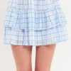 ENGLISH FACTORY Skirts | Tops*- Sequins Check Mini Skirt BLUEMULTI