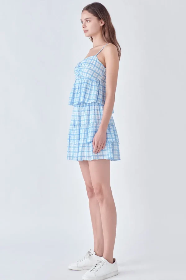 ENGLISH FACTORY Tops*- Sequins Twist Detail Top BLUEMULTI
