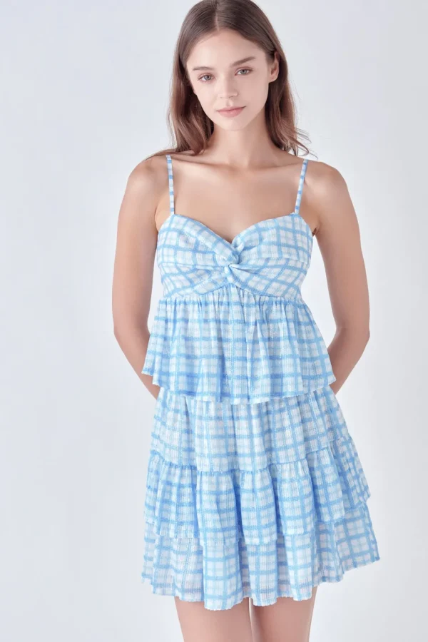 ENGLISH FACTORY Tops*- Sequins Twist Detail Top BLUEMULTI