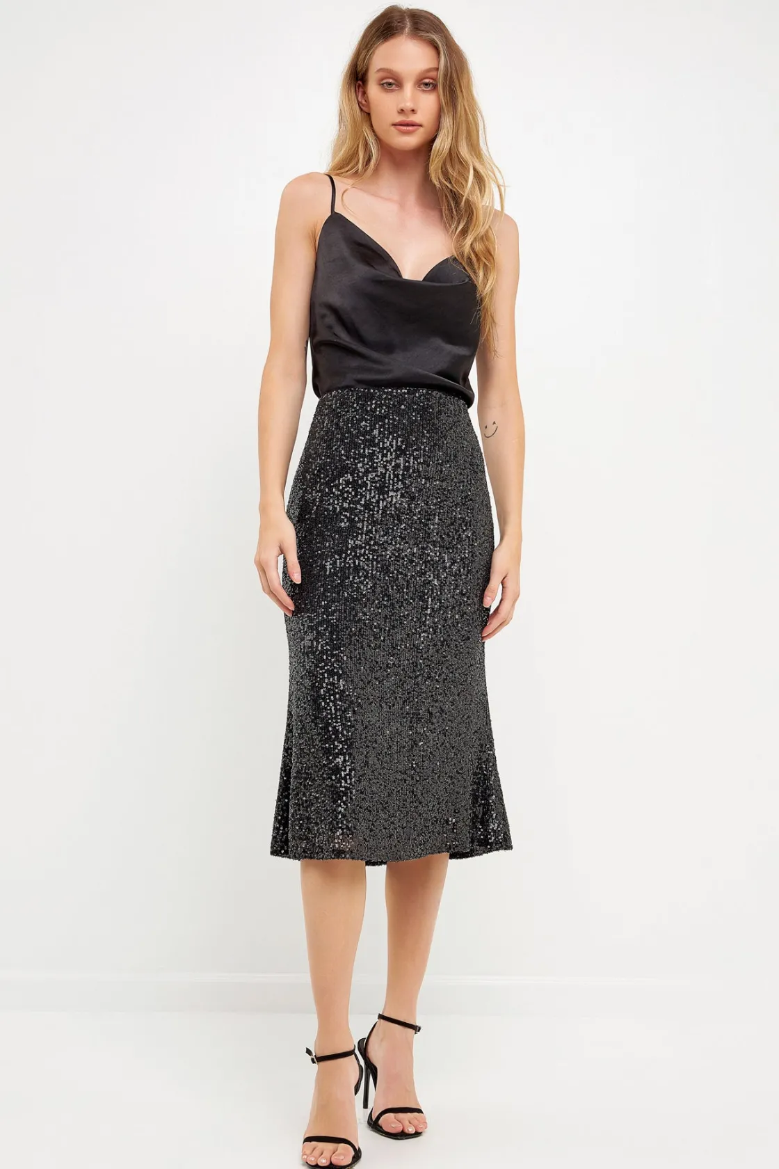english_factory__sequins__4.webp ENGLISH FACTORY Skirts | Tops*- Sequins Midi Skirt