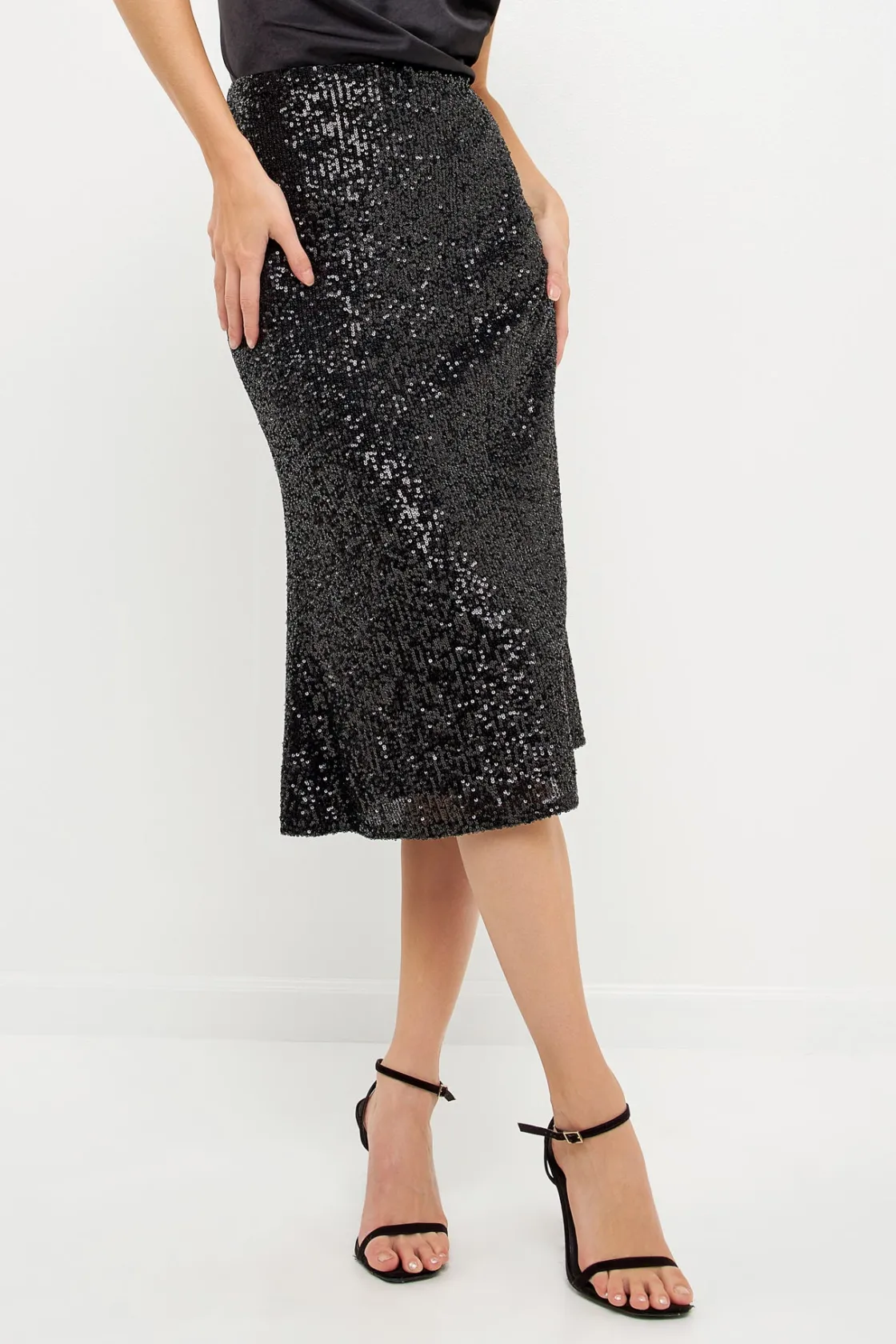 english_factory__sequins__5.webp ENGLISH FACTORY Skirts | Tops*- Sequins Midi Skirt