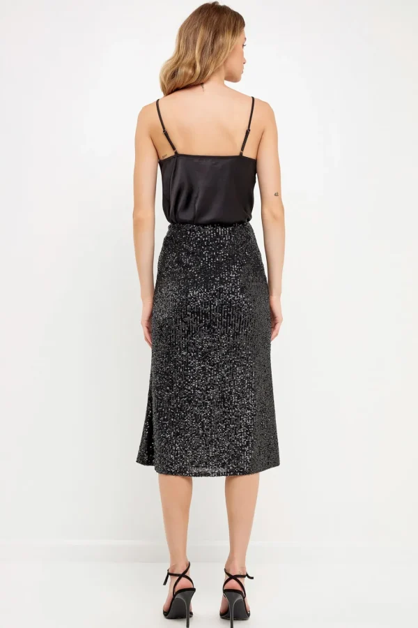 ENGLISH FACTORY Skirts | Tops*- Sequins Midi Skirt