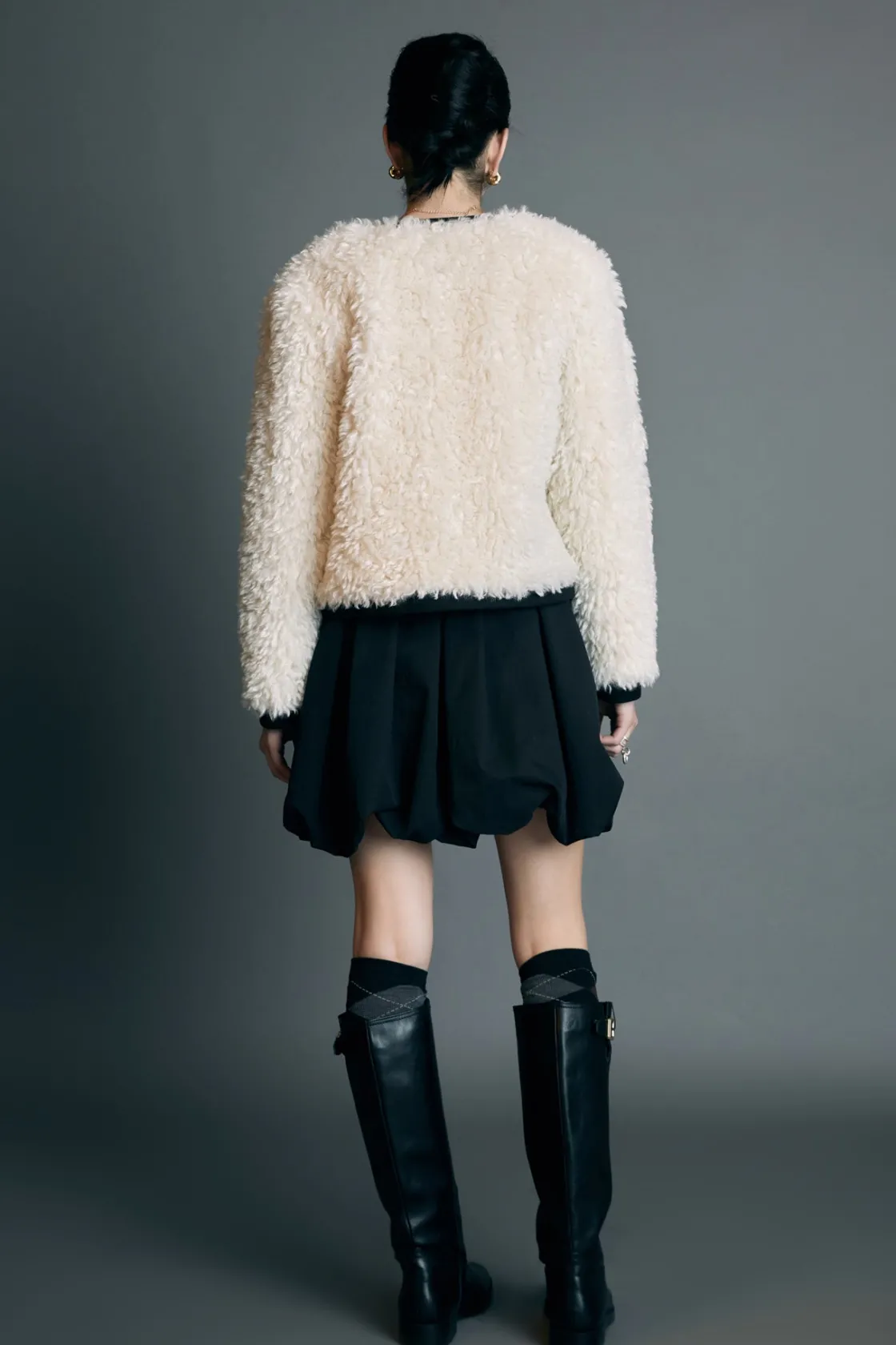 english_factory__shearing_2.webp ENGLISH FACTORY Jackets & Coats*- Shearing Jacket CREAM/BLACK