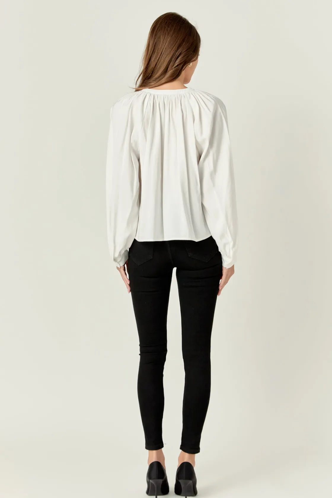 english_factory__shirring_2-4.webp ENGLISH FACTORY Tops*- Shirring Detail Top