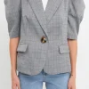 ENGLISH FACTORY Jackets & Coats | Tops*- Short Puff Sleeve Jacket