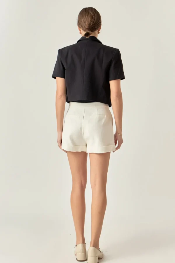 ENGLISH FACTORY Matching Sets | Jackets & Coats*- Short Sleeve Blazer