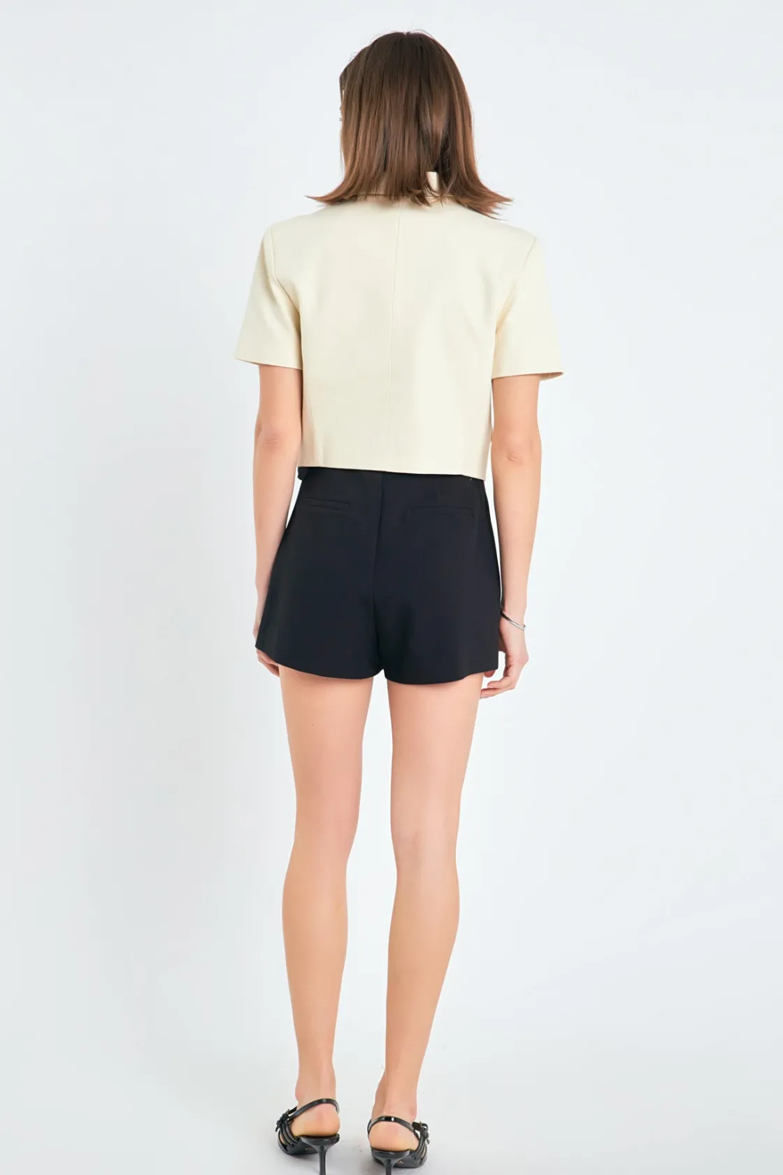 english_factory__short_sl_7.webp ENGLISH FACTORY Matching Sets | Jackets & Coats*- Short Sleeve Blazer