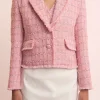 ENGLISH FACTORY Matching Sets | Blazers*- Single-Breasted Tweed Blazer PINK
