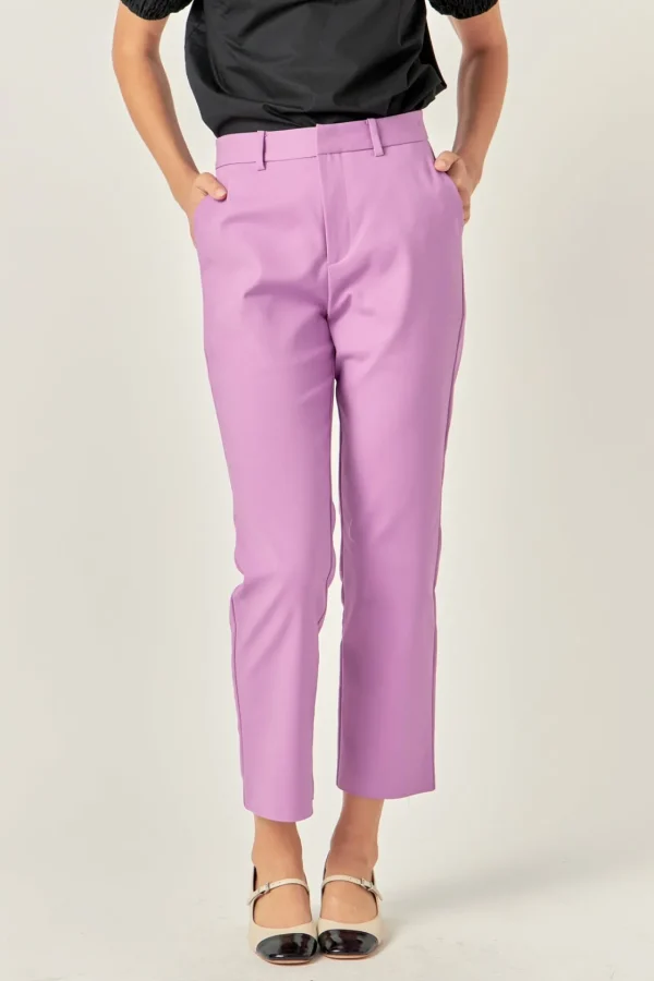 ENGLISH FACTORY Pants | Tops*- Slim Cigarette Trousers
