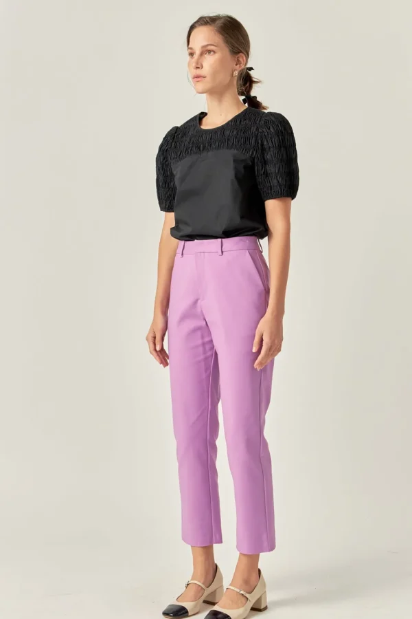ENGLISH FACTORY Pants | Tops*- Slim Cigarette Trousers