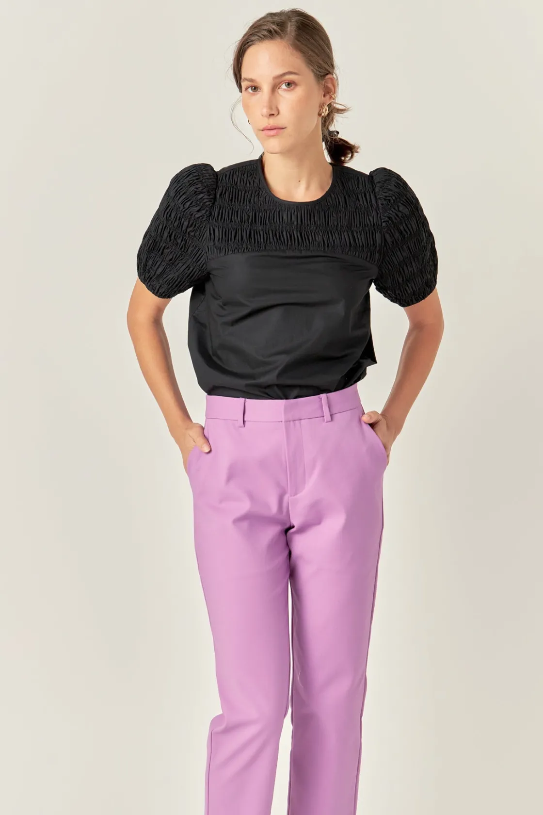english_factory__slim_cig_3.webp ENGLISH FACTORY Pants | Tops*- Slim Cigarette Trousers