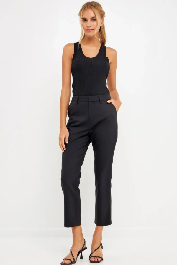 ENGLISH FACTORY Pants | Tops*- Slim Cigarette Trousers