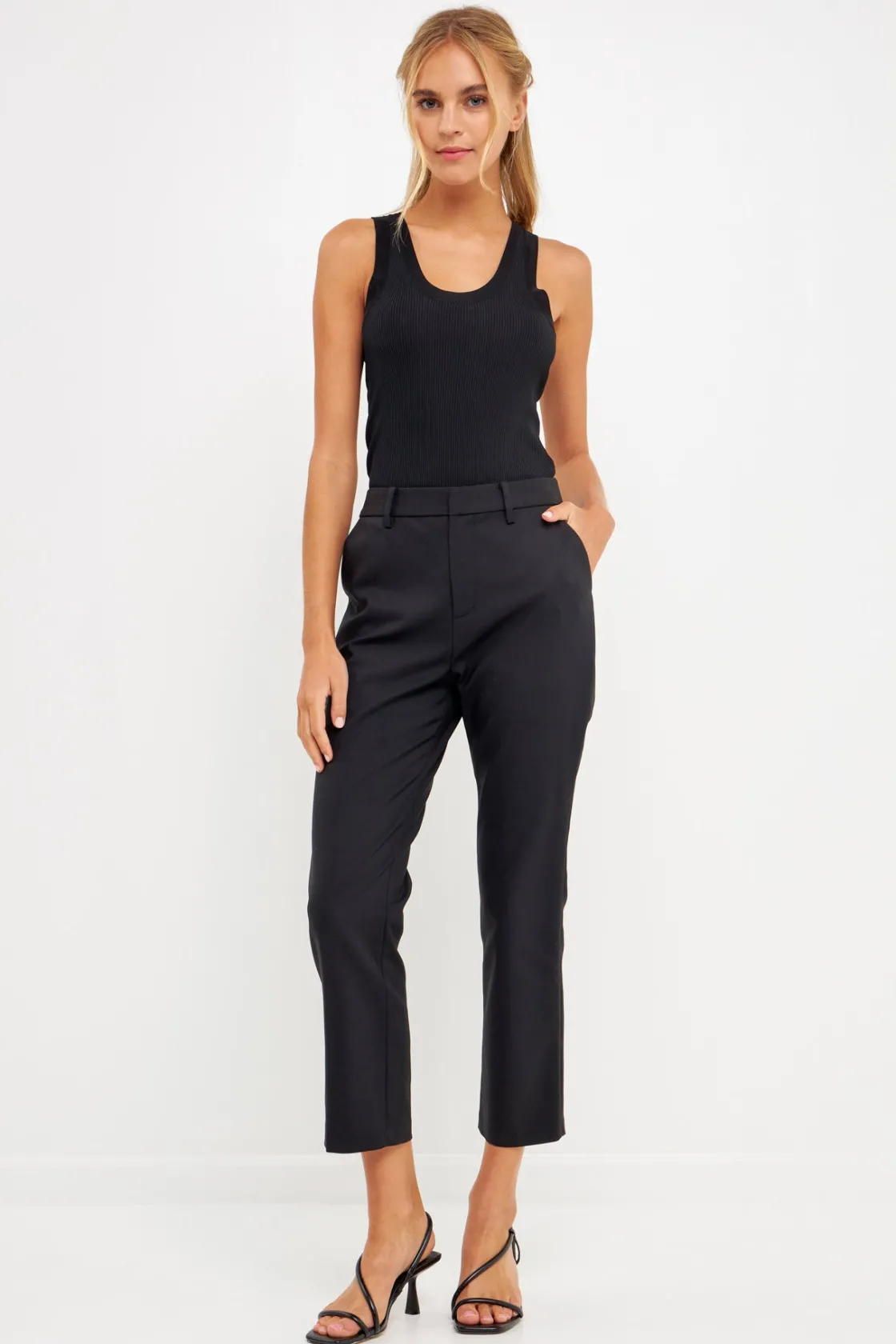 english_factory__slim_cig_4.webp ENGLISH FACTORY Pants | Tops*- Slim Cigarette Trousers