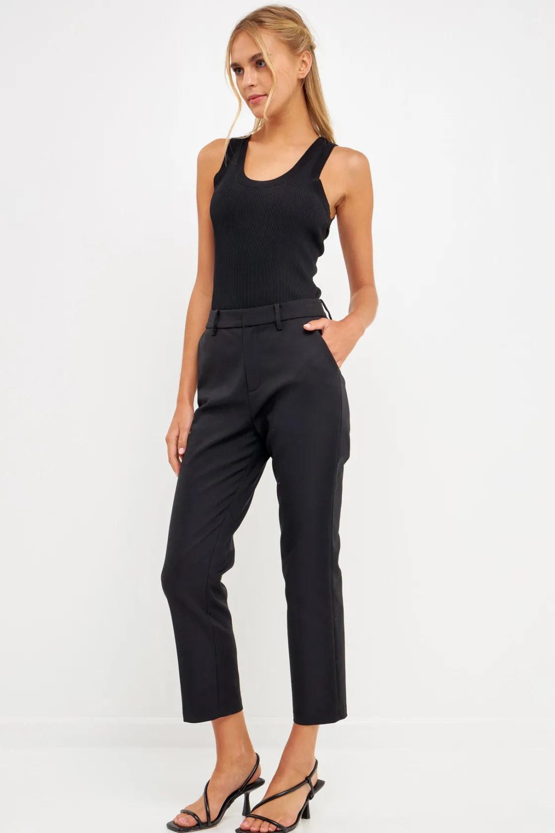 english_factory__slim_cig_5.webp ENGLISH FACTORY Pants | Tops*- Slim Cigarette Trousers