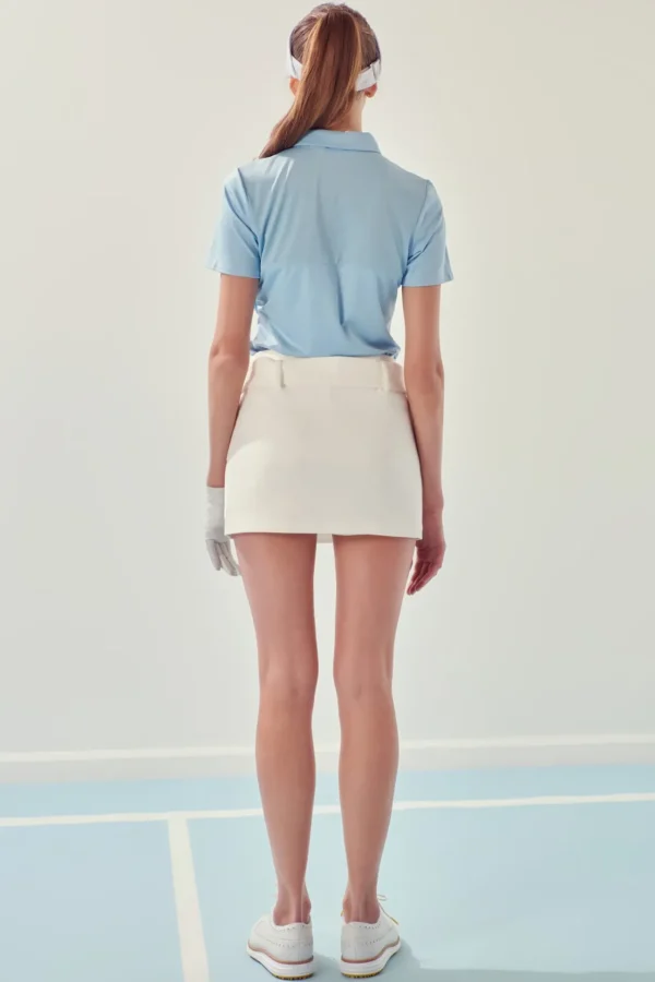 ENGLISH FACTORY Tops*- Sportswear Short Sleeve Stretched Top