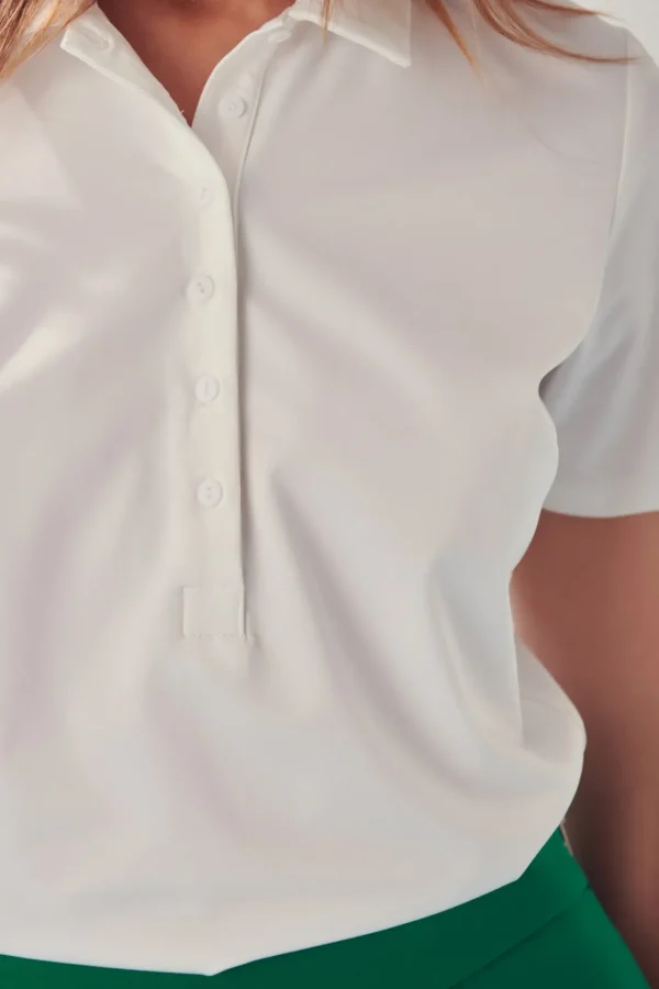 ENGLISH FACTORY Tops*- Sportswear Short Sleeve Stretched Top