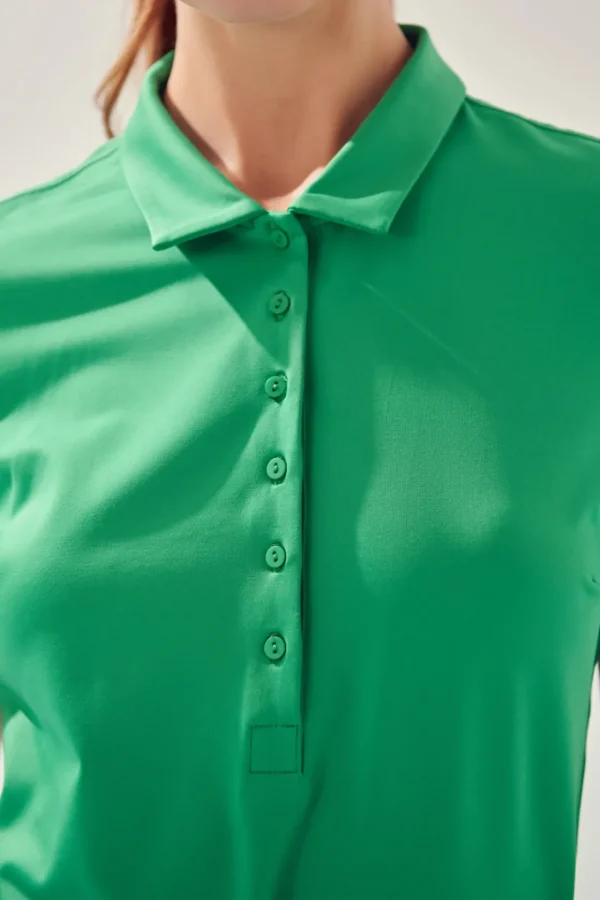 ENGLISH FACTORY Tops*- Sportswear Short Sleeve Stretched Top