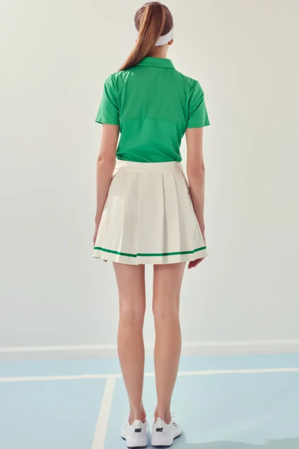 ENGLISH FACTORY Tops*- Sportswear Short Sleeve Stretched Top