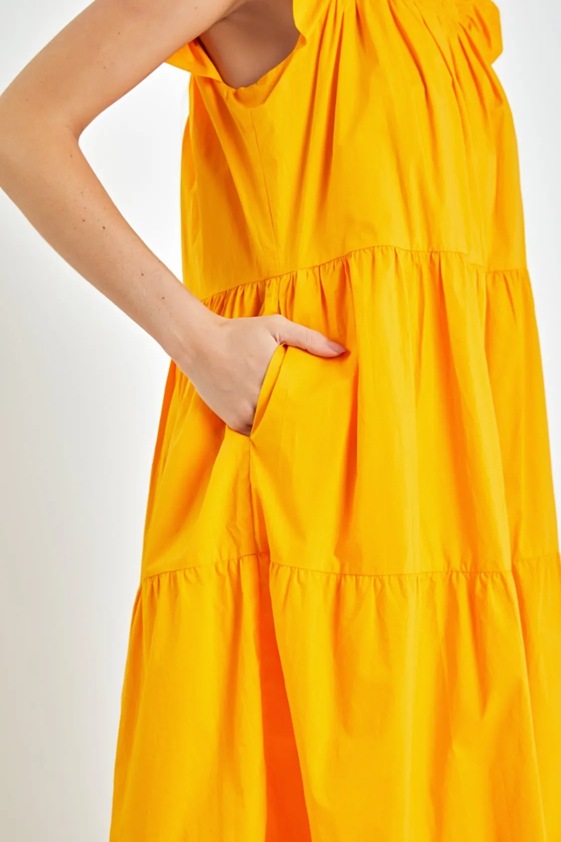 english_factory__square_n_25-1.webp ENGLISH FACTORY Boho Dresses | Tops*- Square Neck Ruffle Detail Tiered Midi Dress