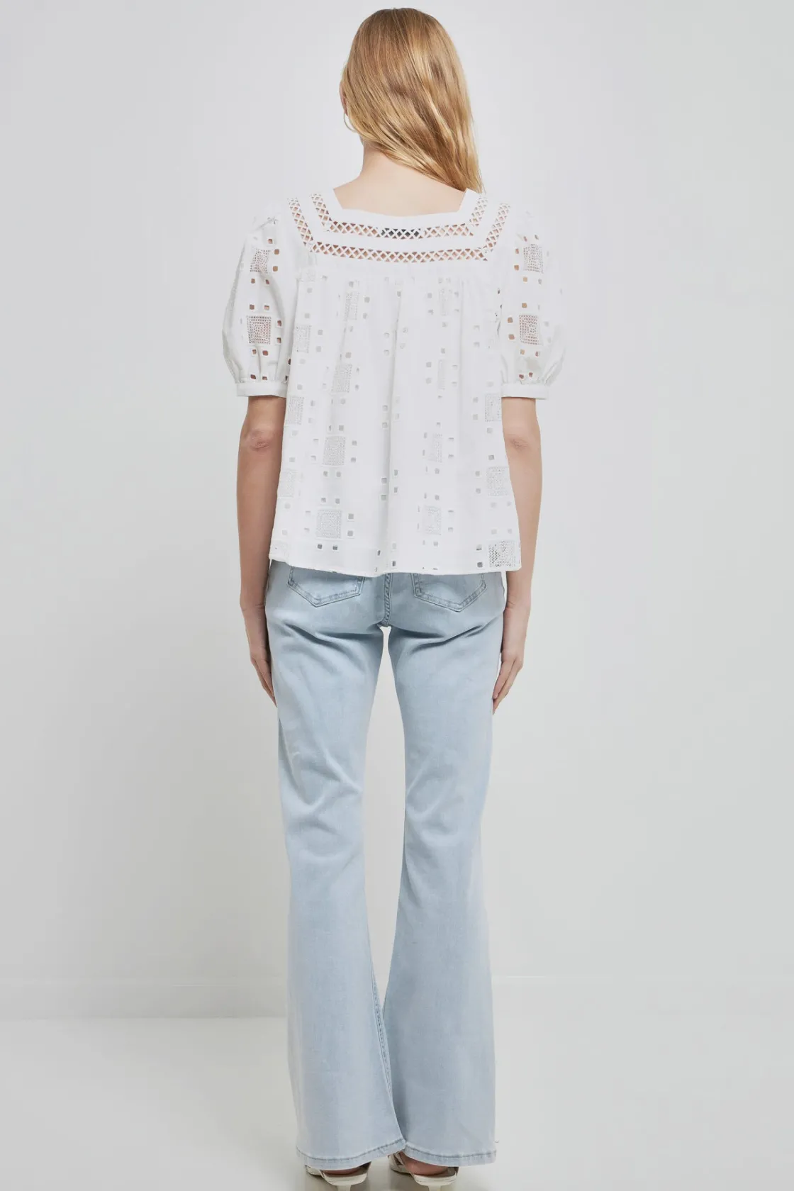 english_factory__square_n_7.webp ENGLISH FACTORY Tops*- Square Neck Embroidered Top