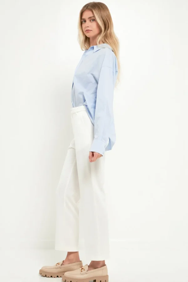 ENGLISH FACTORY Pants | Tops*- Stretched Ankle Pants