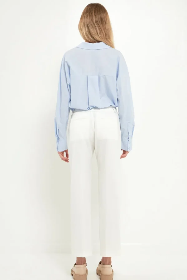 ENGLISH FACTORY Pants | Tops*- Stretched Ankle Pants