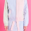 ENGLISH FACTORY Jackets & Coats | Tops*- Stripe Color Block Jacket MULTI