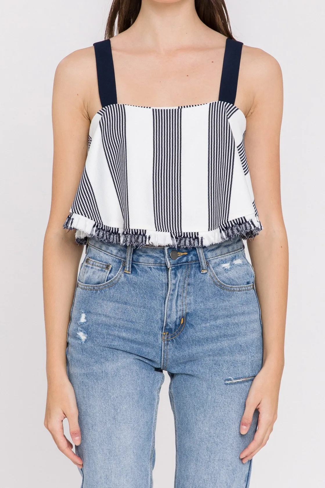 english_factory__stripe_c_11.webp ENGLISH FACTORY Tops*- Stripe Crop Top