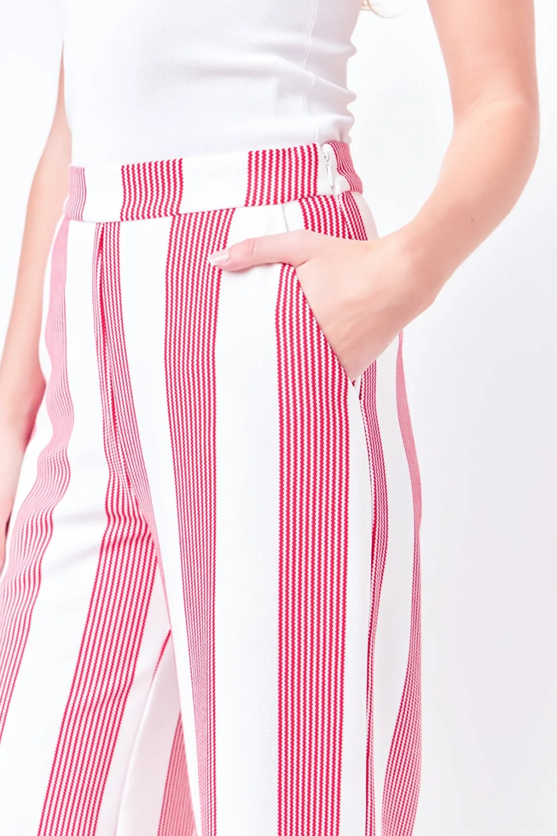 english_factory__stripe_f_0-1.webp ENGLISH FACTORY Pants | Tops*- Stripe Fringe hem Pants