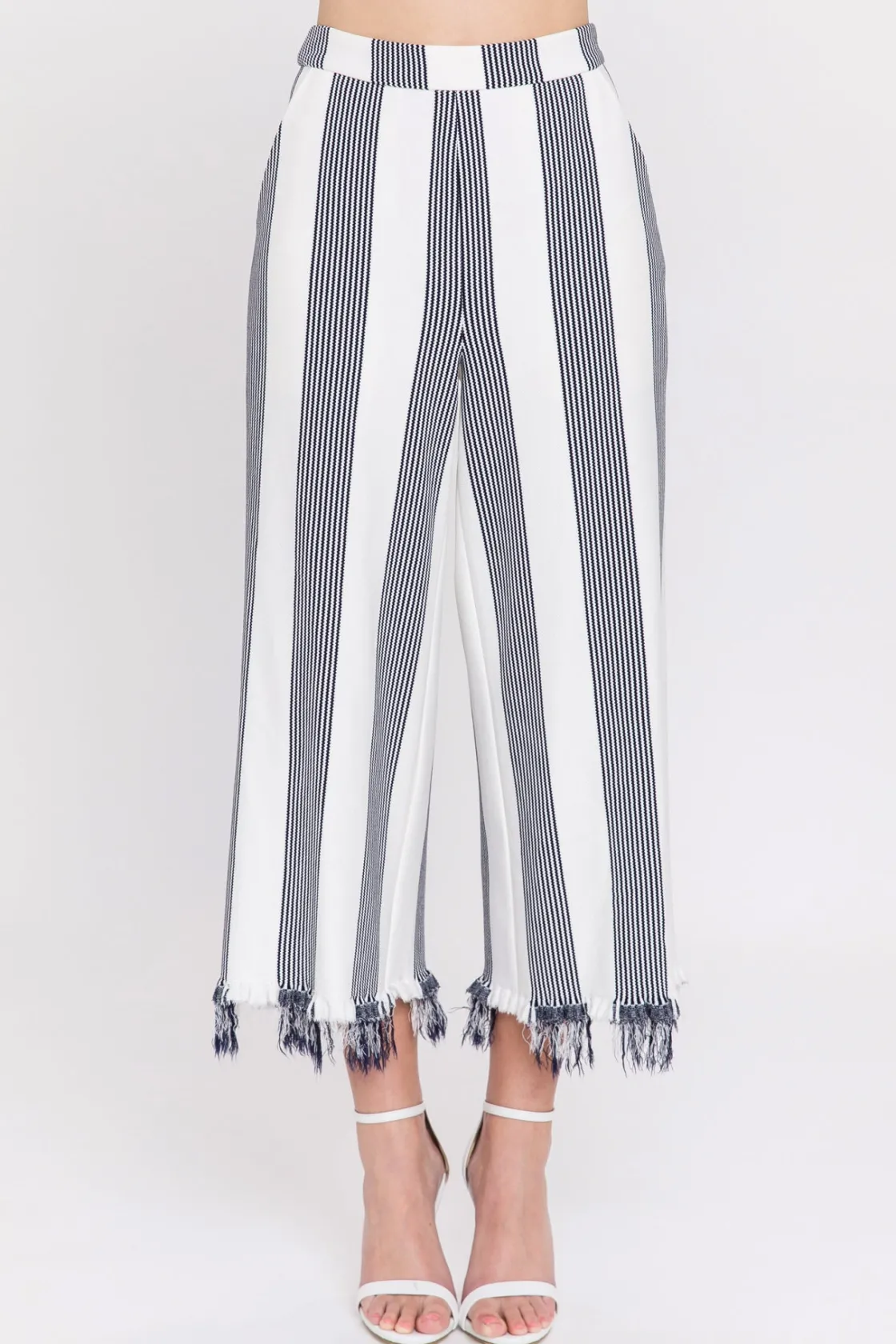 english_factory__stripe_f_5.webp ENGLISH FACTORY Pants | Tops*- Stripe Fringe hem Pants
