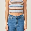 ENGLISH FACTORY Tops*- Stripe Knit Tank Top MULTI