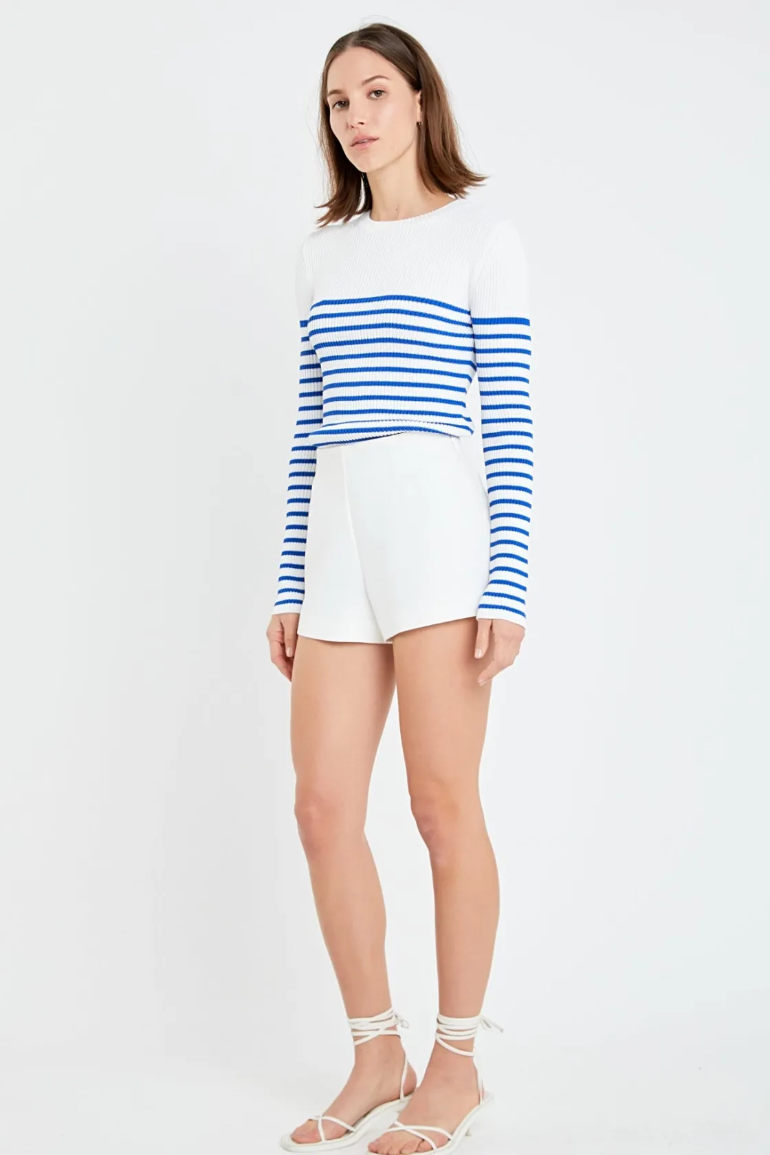 english_factory__stripe_l_6.webp ENGLISH FACTORY Sweaters & Knits | Tops*- Stripe Long Sleeve Knit Top