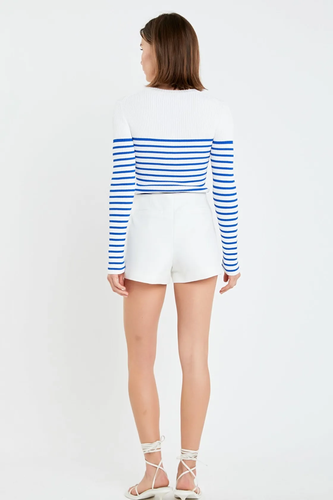 english_factory__stripe_l_7.webp ENGLISH FACTORY Sweaters & Knits | Tops*- Stripe Long Sleeve Knit Top