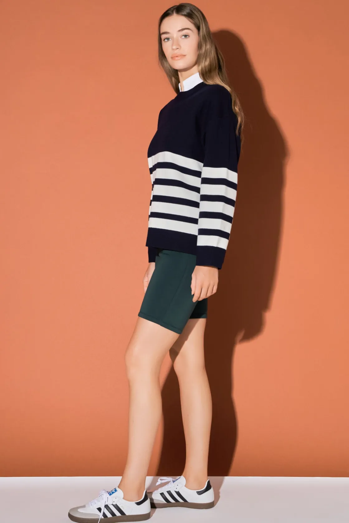 english_factory__stripe_r_1-3.webp ENGLISH FACTORY Sweaters & Knits | Tops*- Stripe Round Neck Sweater
