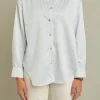 ENGLISH FACTORY Shirts & Blouses*- Stripe Shirt in BLUE