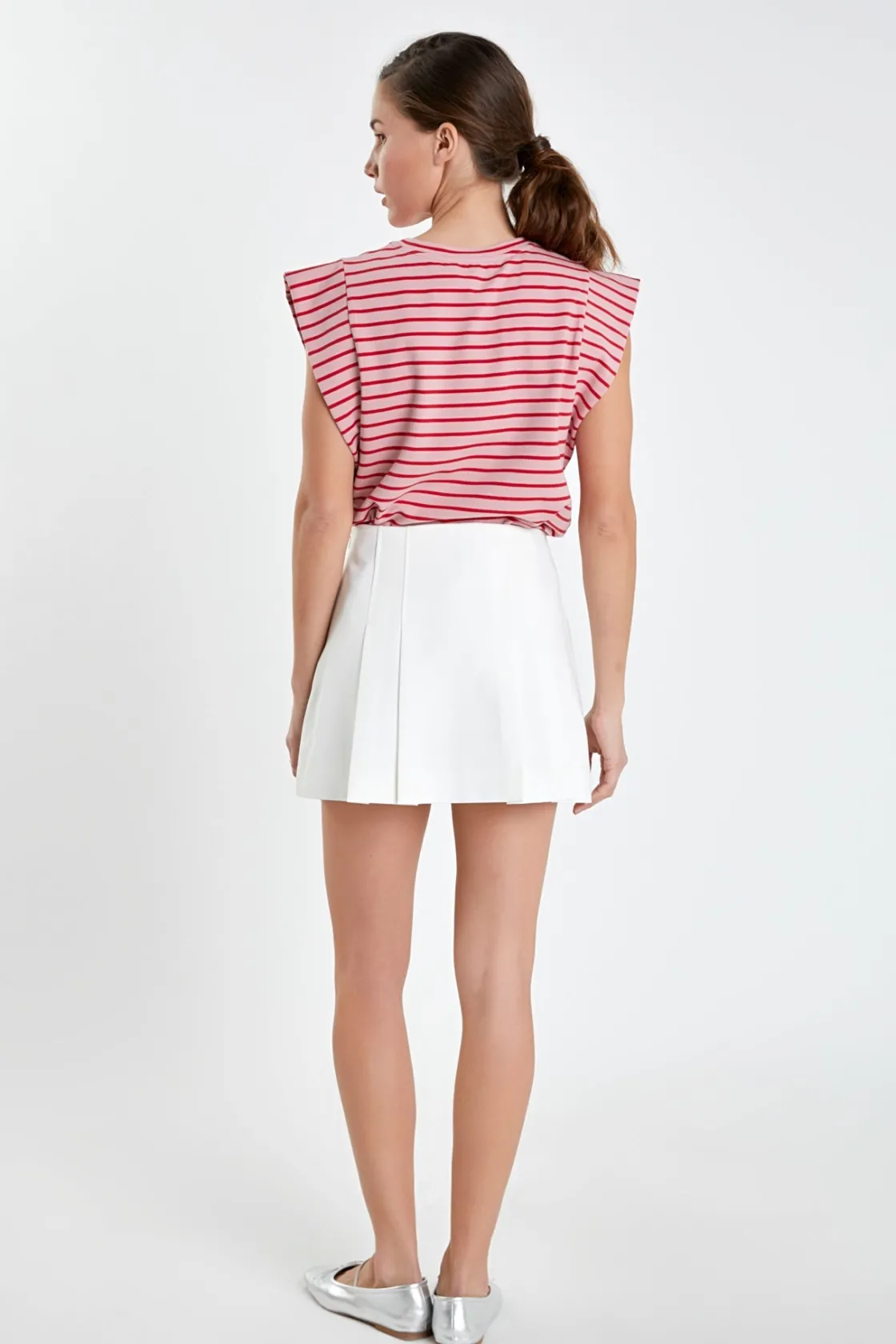 english_factory__stripe_s_22.webp ENGLISH FACTORY Tops*- Stripe Sleeveless T-shirt