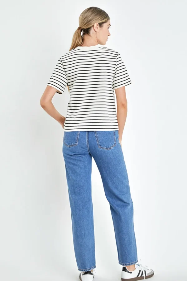 ENGLISH FACTORY Tops*- Stripe T-shirt