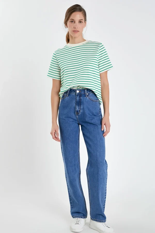 ENGLISH FACTORY Tops*- Stripe T-shirt