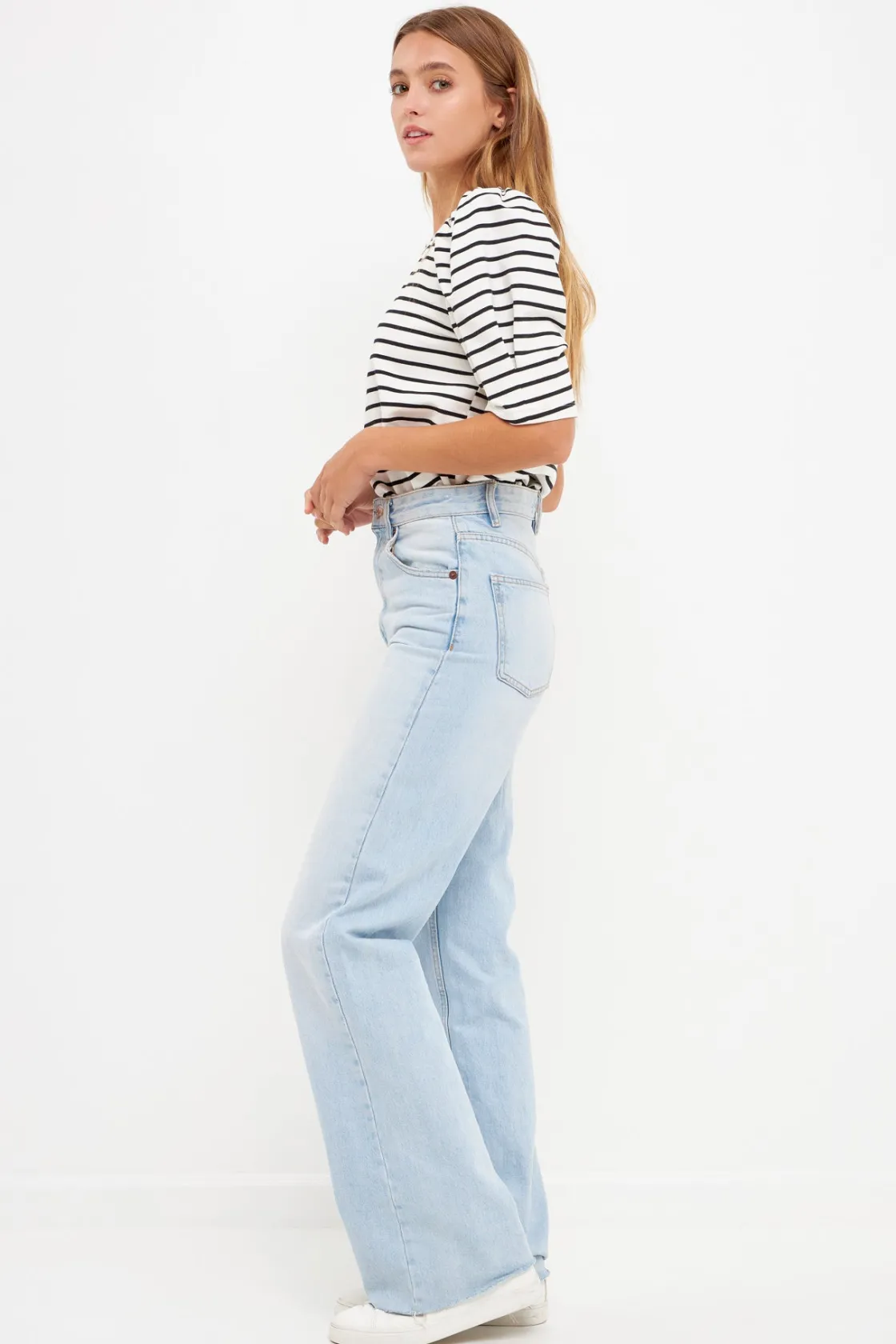 english_factory__stripe_w_1.webp ENGLISH FACTORY Tops*- Stripe Women Knit Shirt
