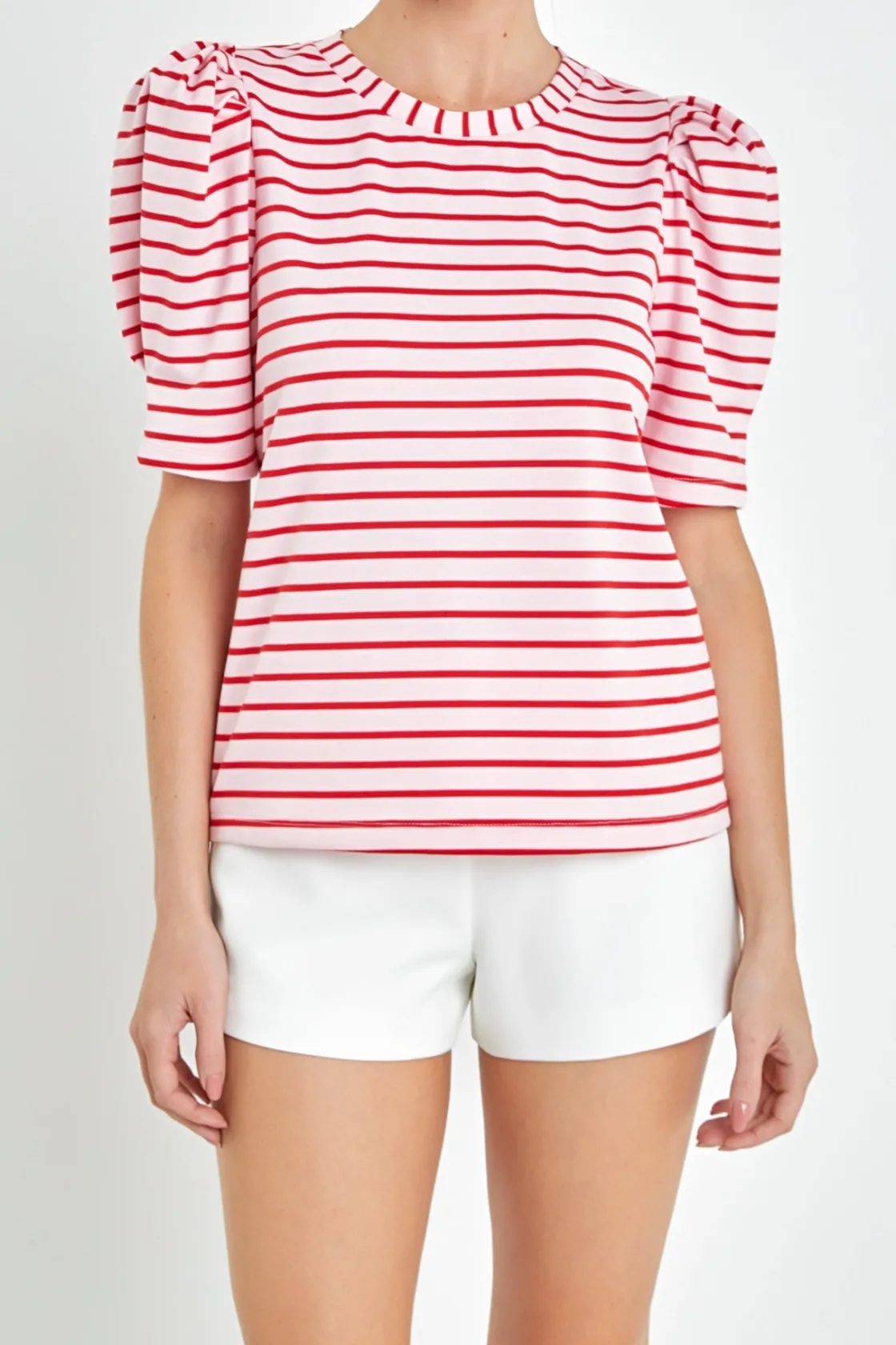 english_factory__stripe_w_10.webp ENGLISH FACTORY Tops*- Stripe Women Knit Shirt