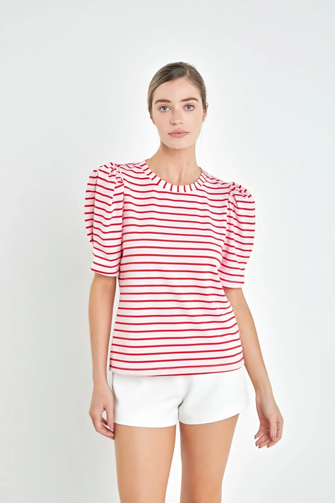 english_factory__stripe_w_13.webp ENGLISH FACTORY Tops*- Stripe Women Knit Shirt