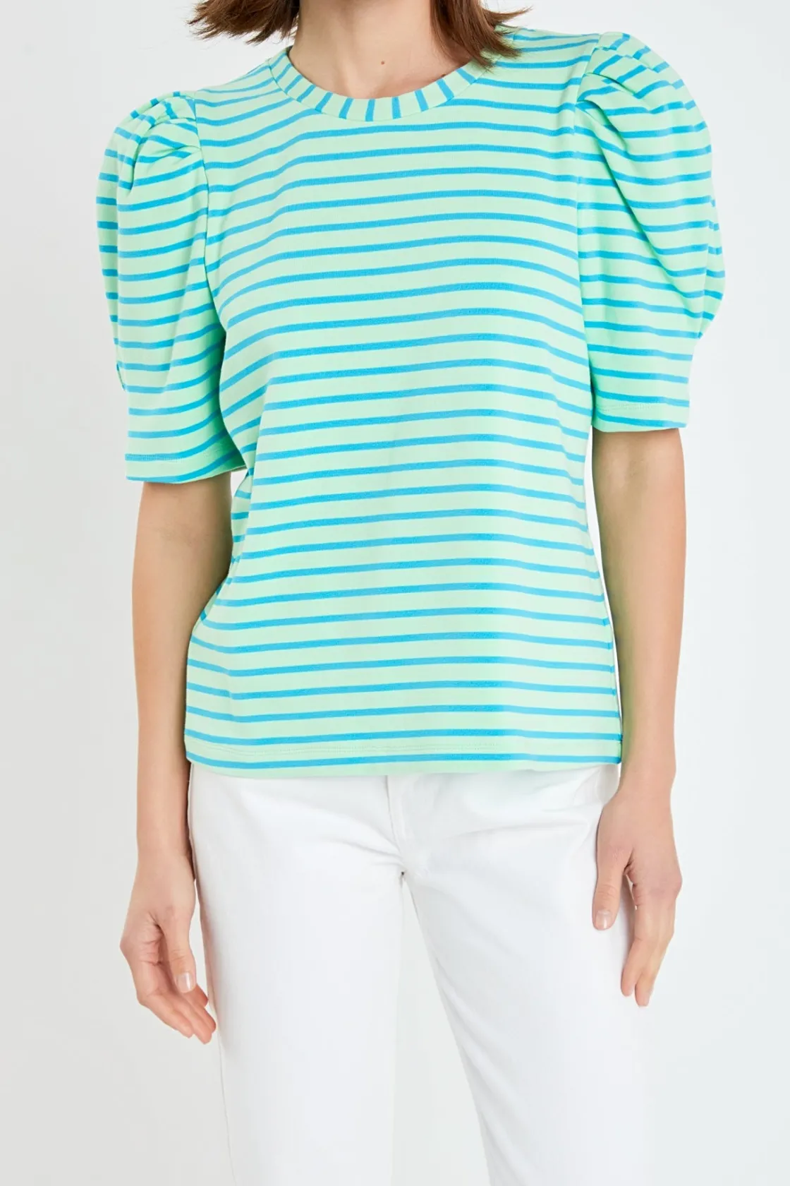 english_factory__stripe_w_15.webp ENGLISH FACTORY Tops*- Stripe Women Knit Shirt
