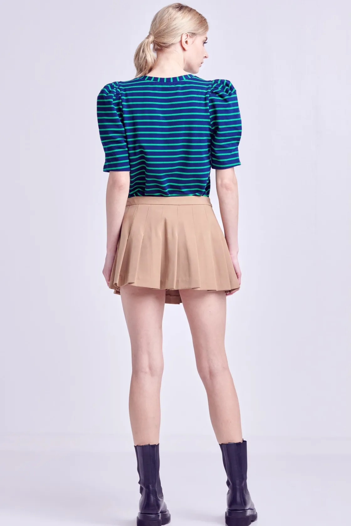english_factory__stripe_w_27.webp ENGLISH FACTORY Tops*- Stripe Women Knit Shirt