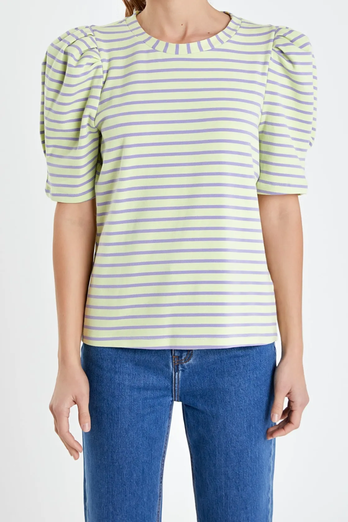 english_factory__stripe_w_35.webp ENGLISH FACTORY Tops*- Stripe Women Knit Shirt