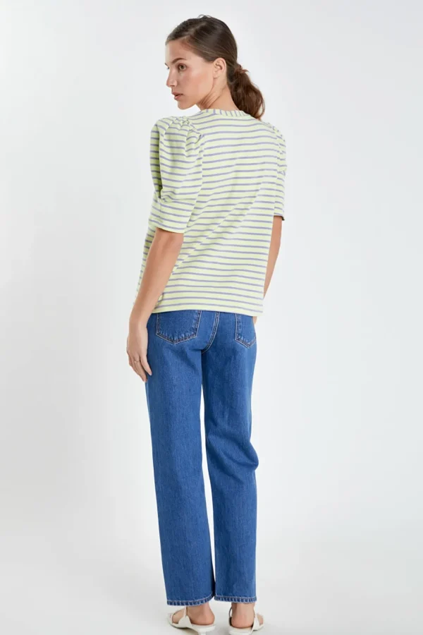 ENGLISH FACTORY Tops*- Stripe Women Knit Shirt