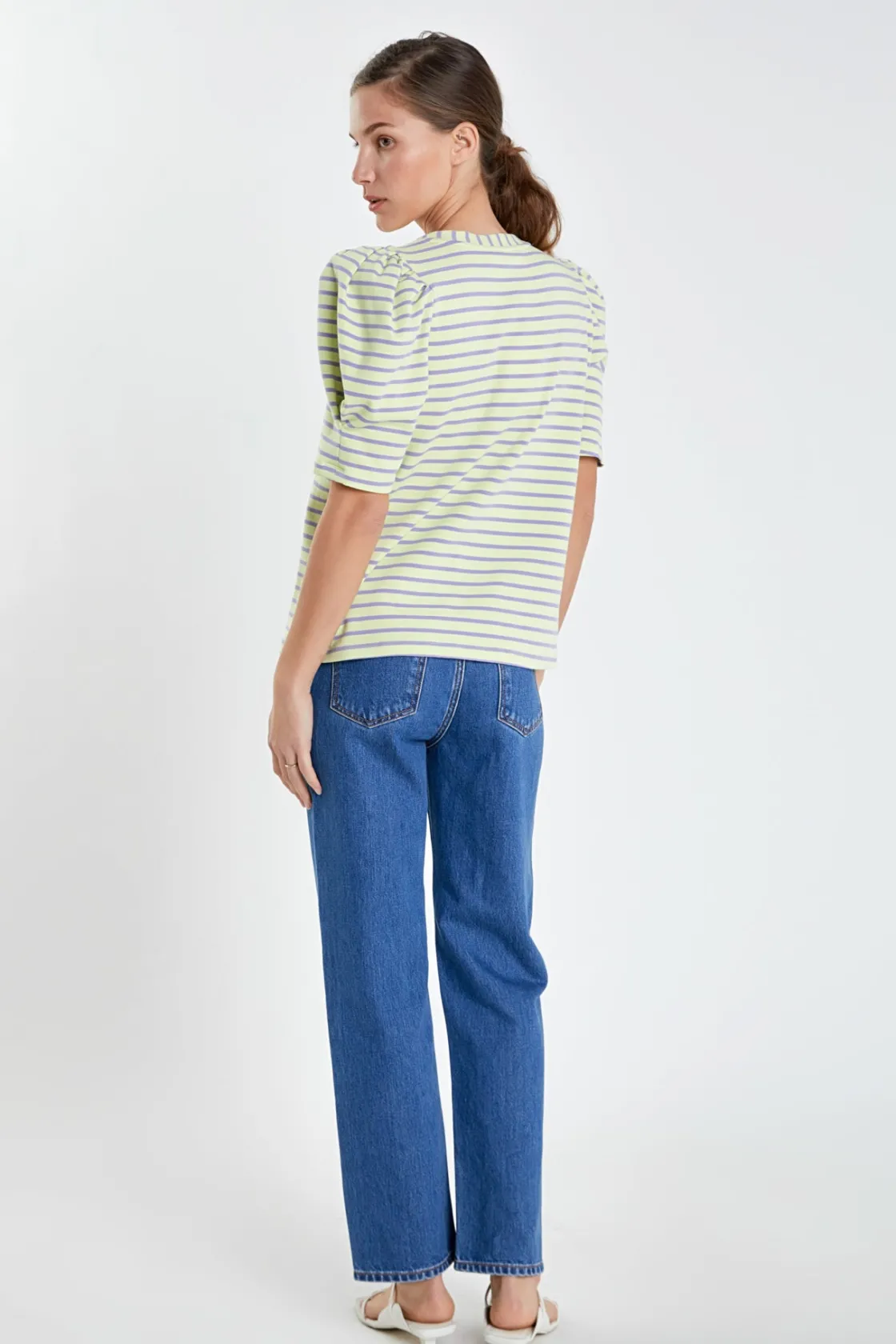 english_factory__stripe_w_37.webp ENGLISH FACTORY Tops*- Stripe Women Knit Shirt