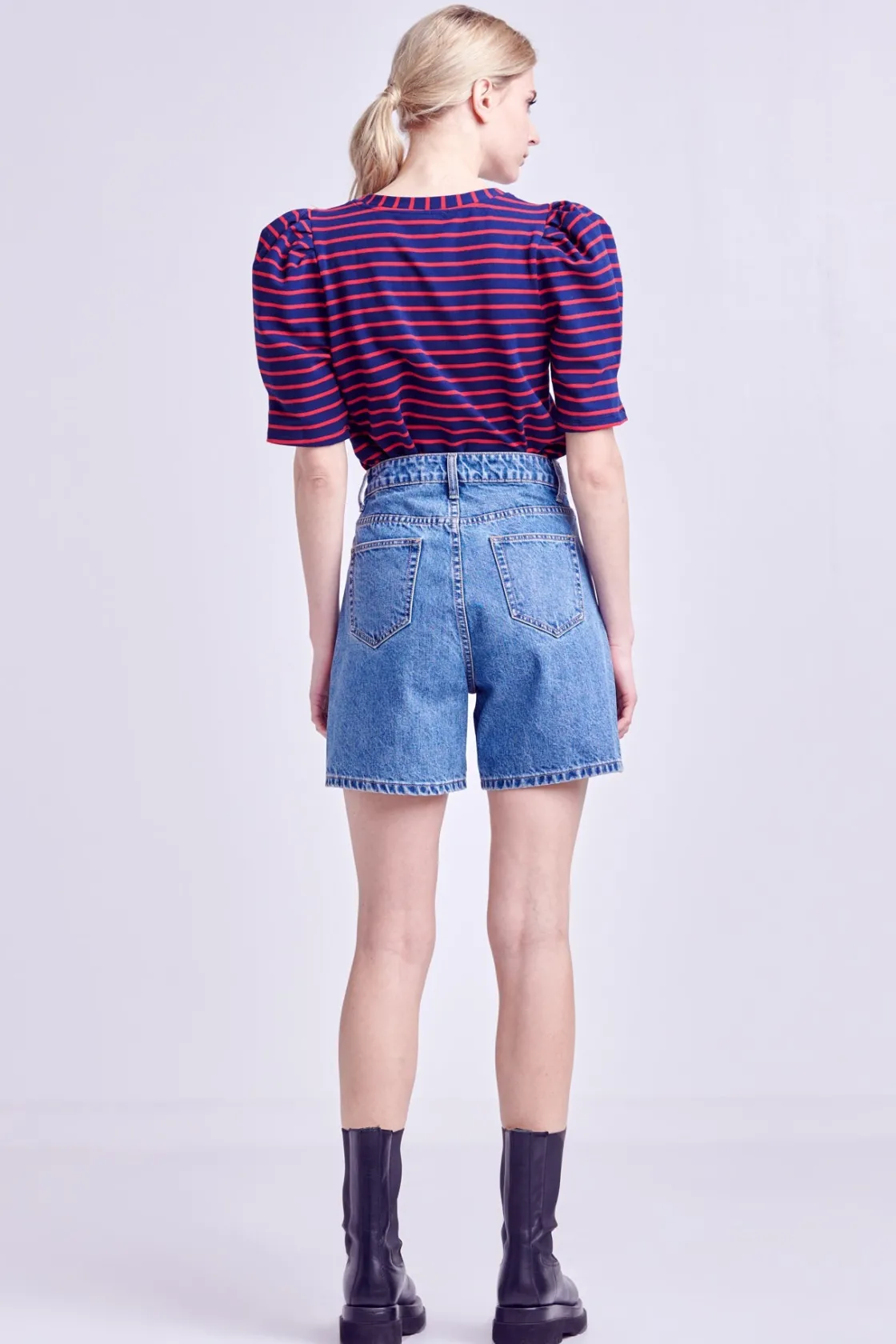 english_factory__stripe_w_47.webp ENGLISH FACTORY Tops*- Stripe Women Knit Shirt