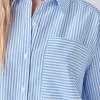 ENGLISH FACTORY Tops*- Striped Shirt Dress