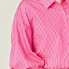 ENGLISH FACTORY Shirts & Blouses | Tops*- Striped Balloon Sleeve Shirt Regular fit FUCHSIA