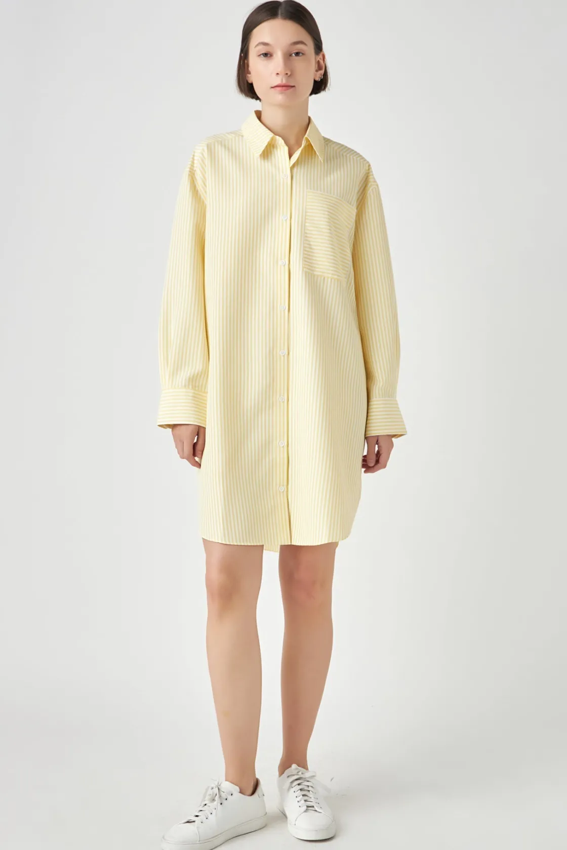 english_factory__striped__4.webp ENGLISH FACTORY Tops*- Striped Shirt Dress